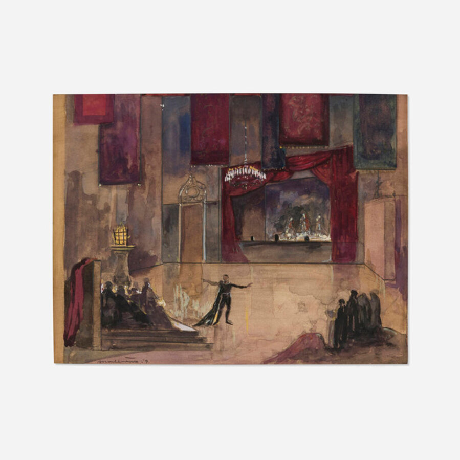 Untitled (Set Design for Hamlet)