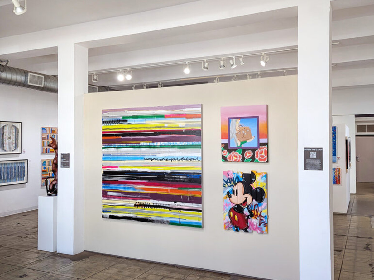 Outside The Gamut: Contemporary Original Paintings, Pop Art , Mixed Media and Colorful Wall Art for Modern Interiors in Los Angeles