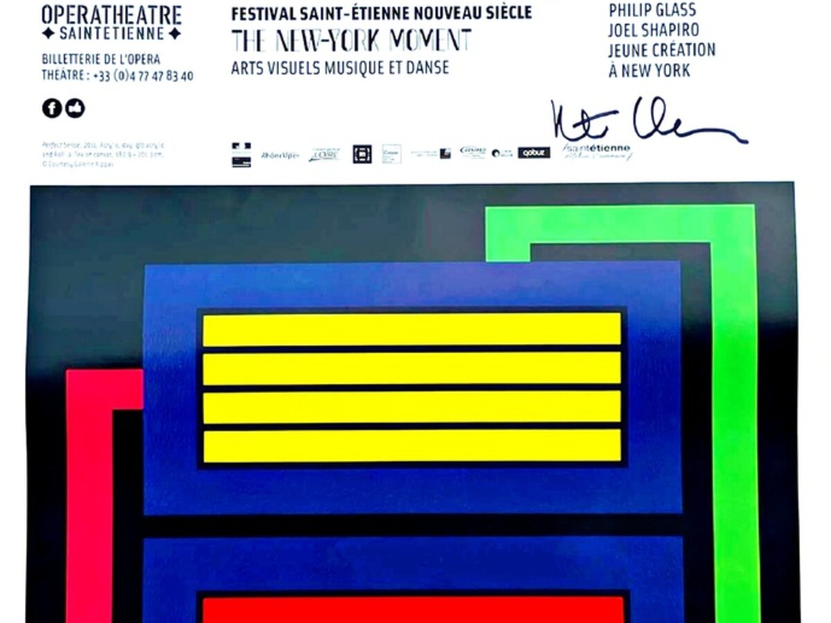 Peter Halley Signed Poster Collection: Defining the Space of Society