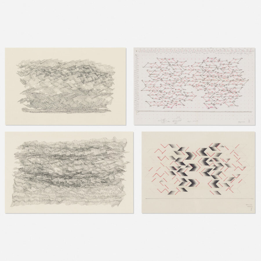 collection of four drawings