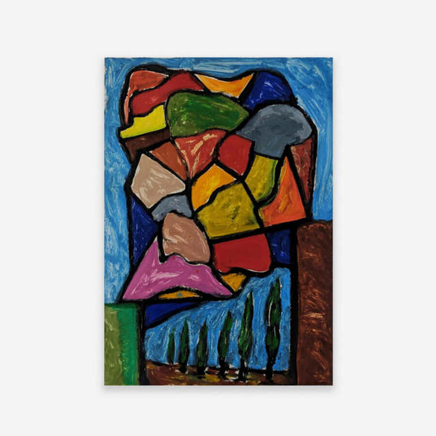 Untitled, Row of Cypress