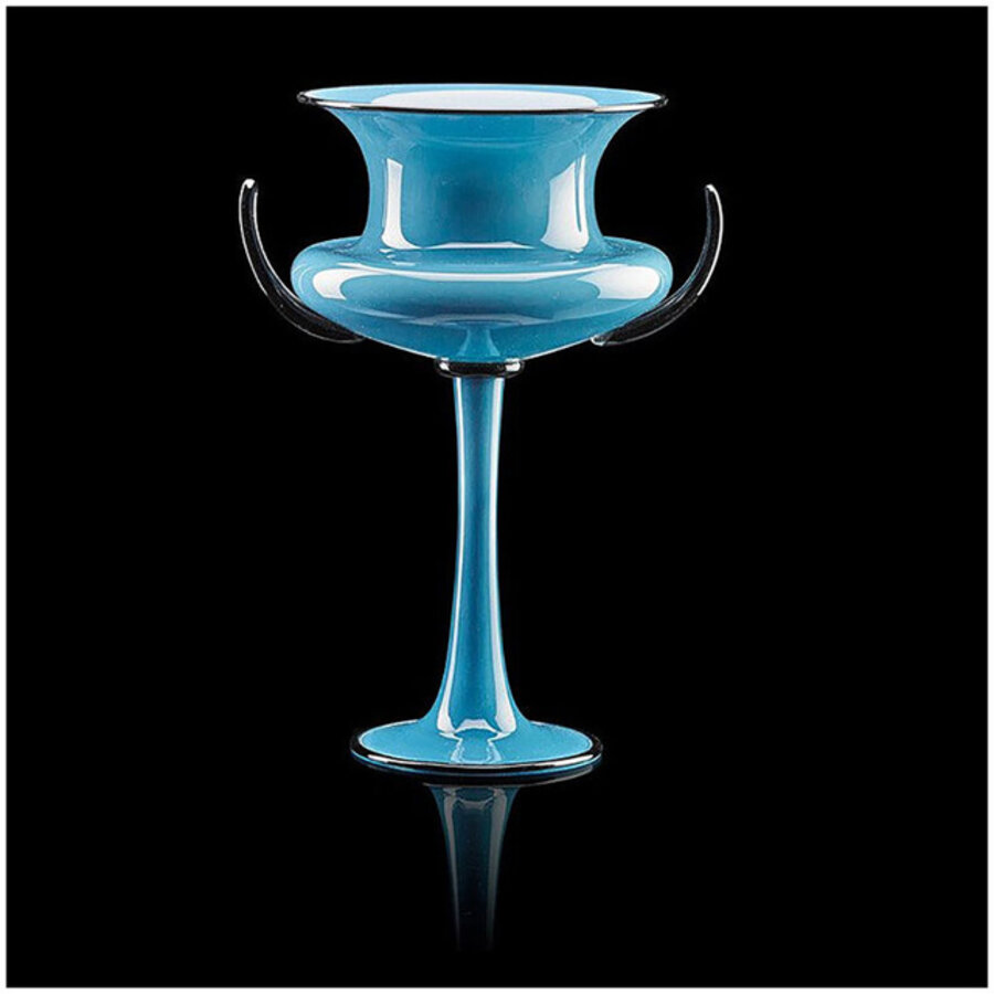 Dante Marioni Blue Glass Vessel
