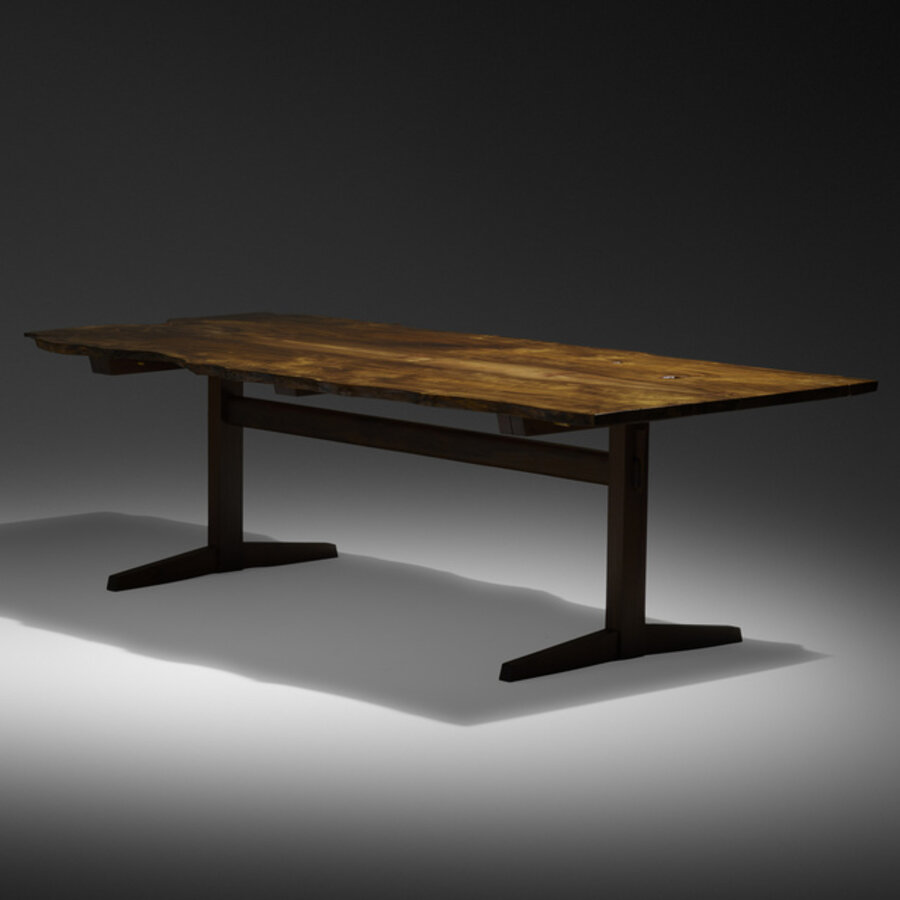 Trestle dining table