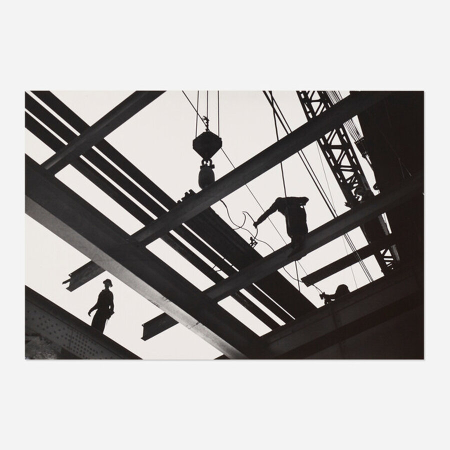 Steel Beam Silhouette, San Francisco, Oakland, Bay Bridge