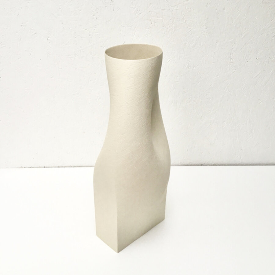 Twisted White Vessel Form