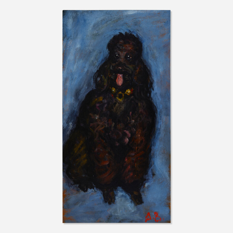 Untitled (portrait of a poodle)