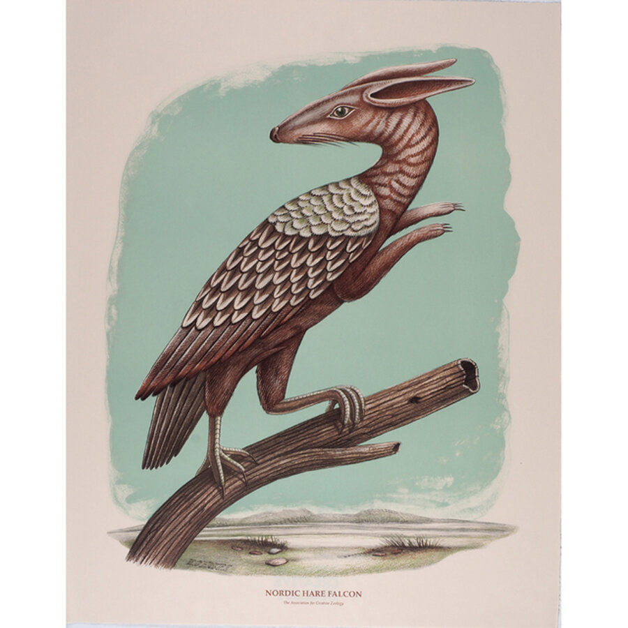 Ornithological Quadrupeds: Nordic Hare Falcon