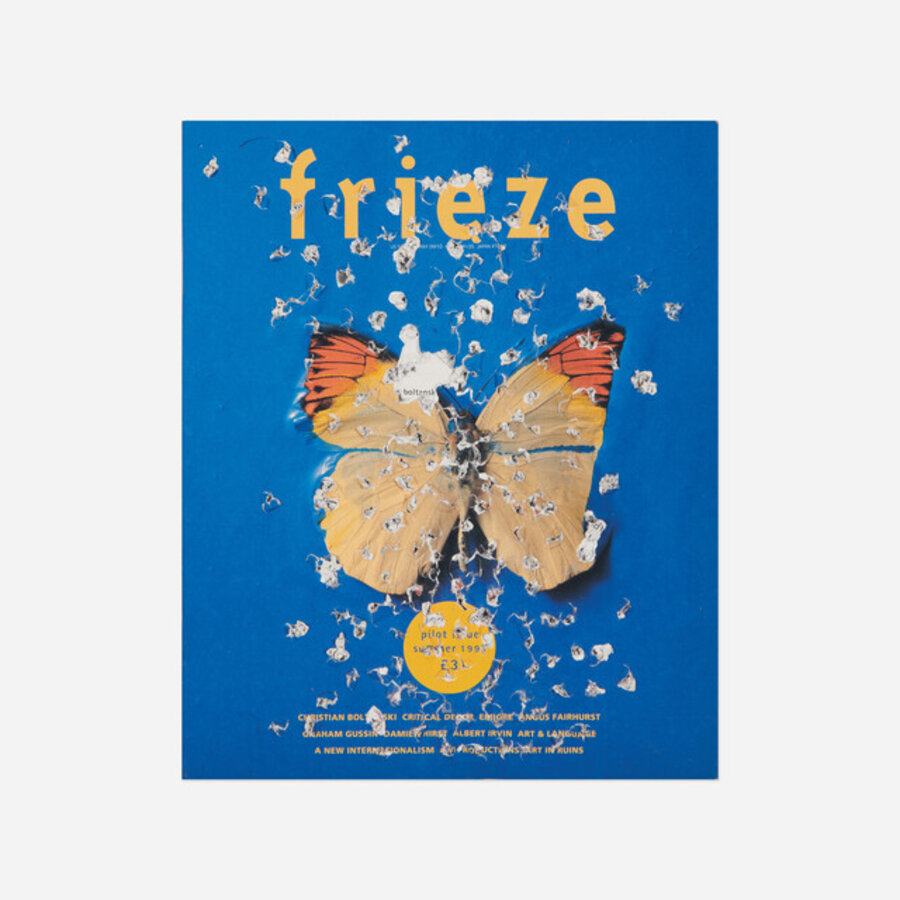Untitled (defaced Frieze magazine)