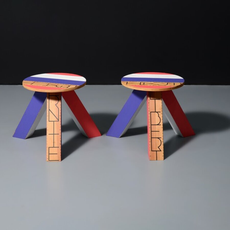 Pair of Matali Crasset Stools