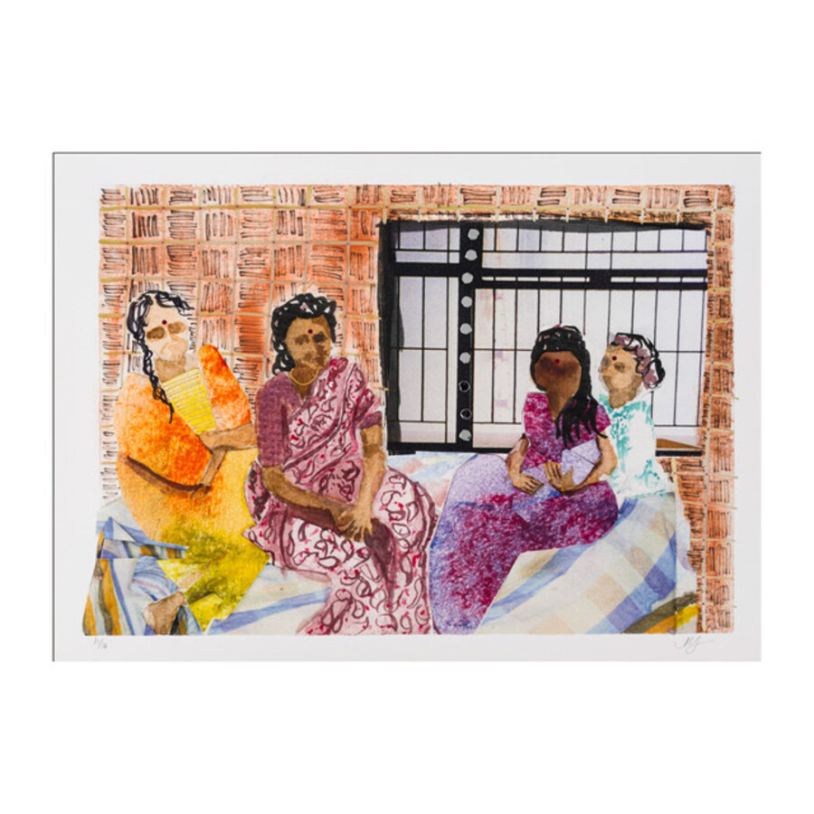 Aunties Inside (Hand-Embellished, Edition 10 of 10)