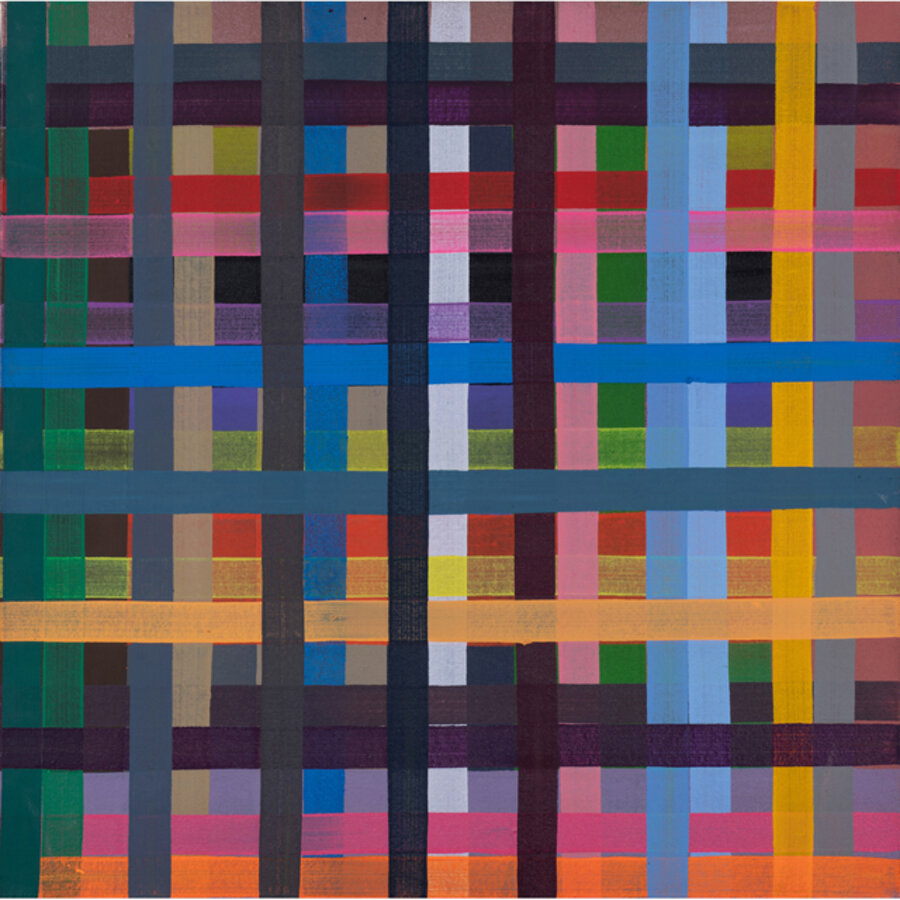 Plaid painting