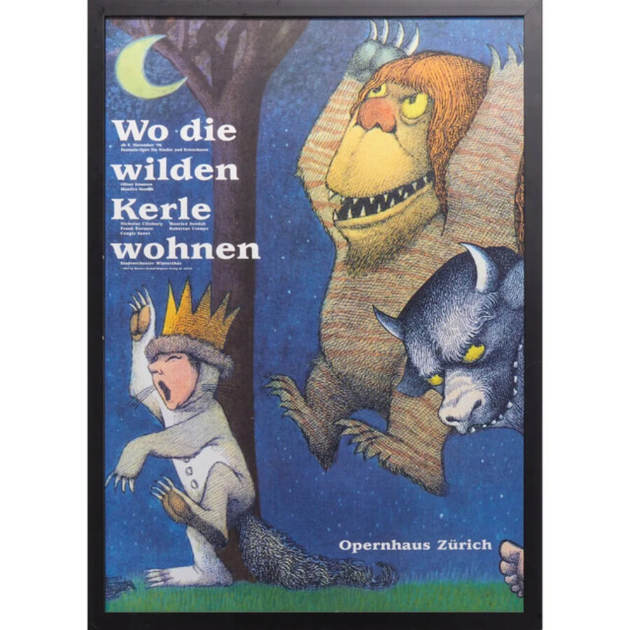 Wild Things Oversized Poster Zurich Opera House
