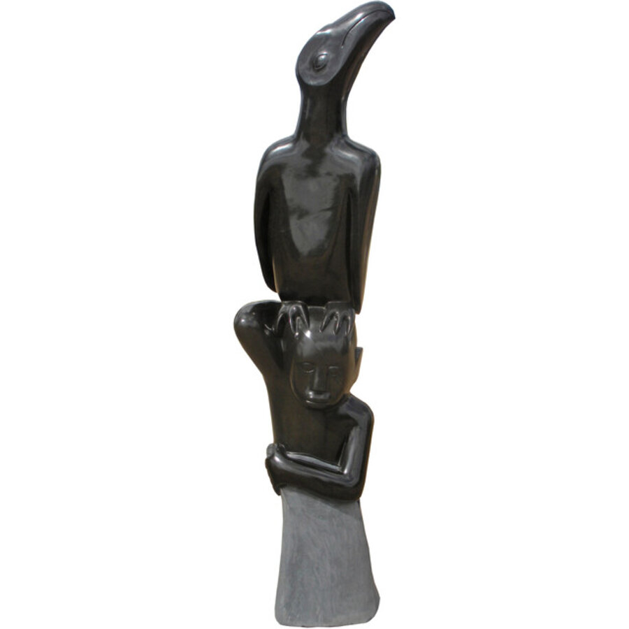 Spirit Messenger (Outdoor Sculpture, Zimbabwean art)