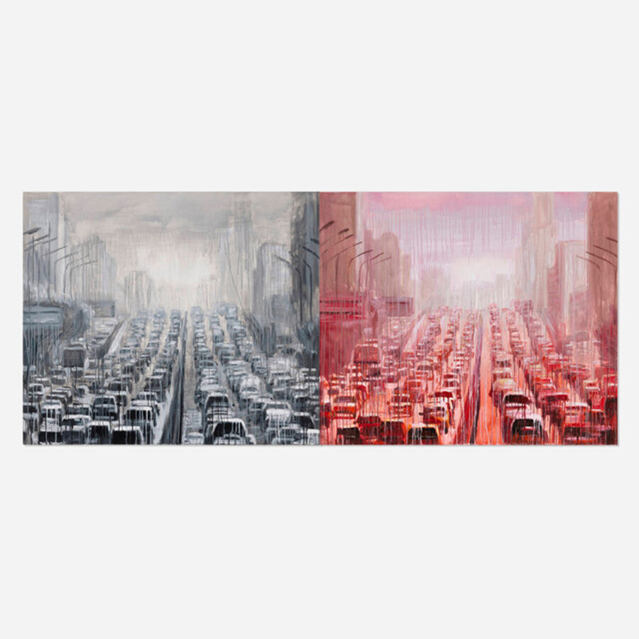 Beijing Jam (diptych)