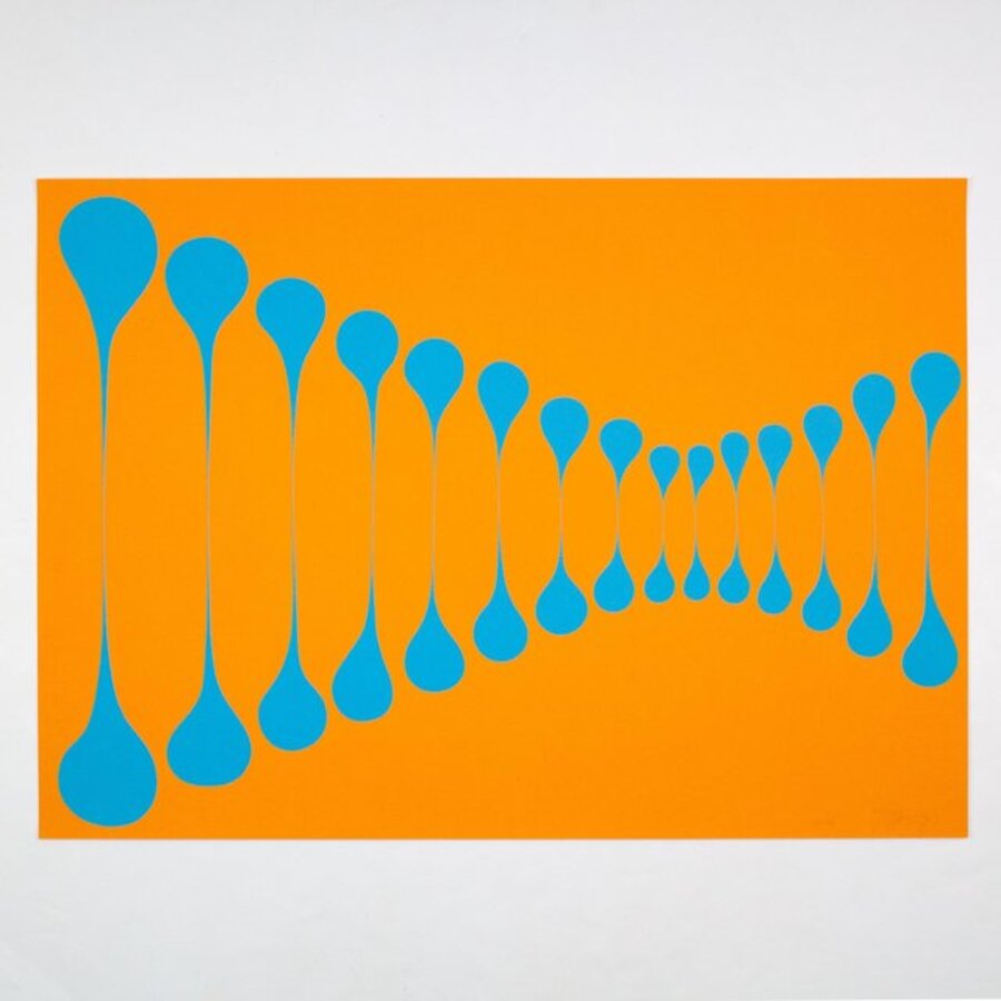 Orange Blue Stretch