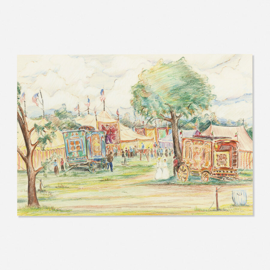 Untitled (circus scene)