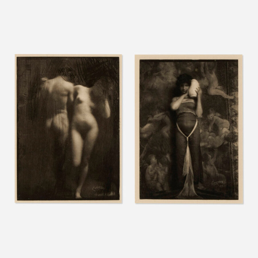 Adam and Eve; Rebecca (two works from Camera Work, No. 30)