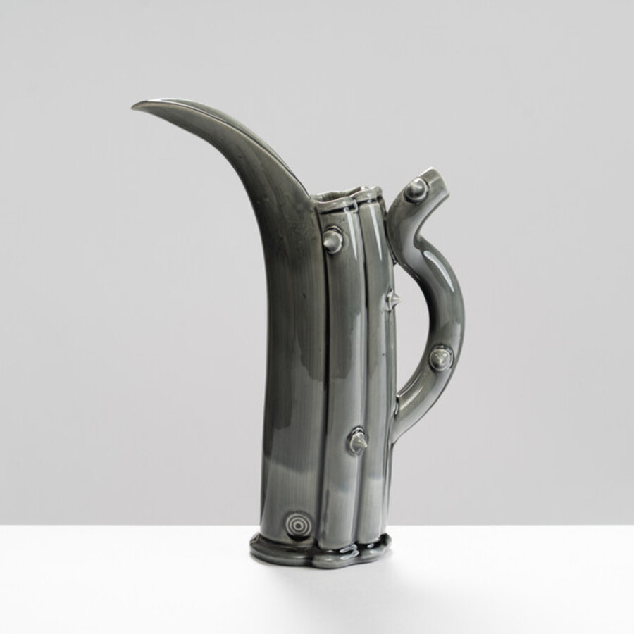 Fluted Jug With Thorns on Handle