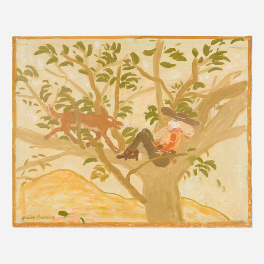 Man in Tree