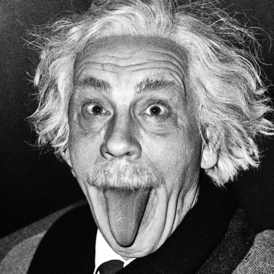 Arthur Sasse / Albert Einstein Sticking Out His Tongue, 1951