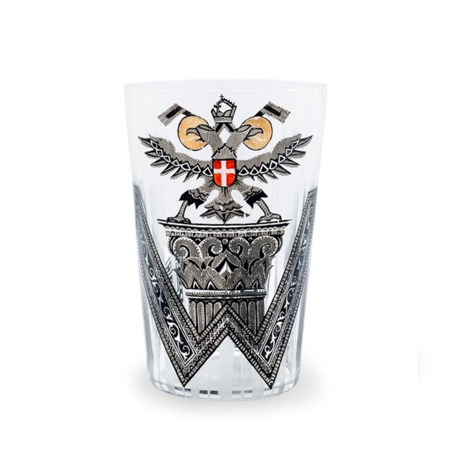 Leopold Forstner, beaker „Vienna“ with bronzit decoration ca. 1920 Art Nouveau
