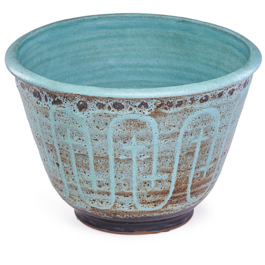 Bowl With Abstract Design, Bloomfield Hills, MI