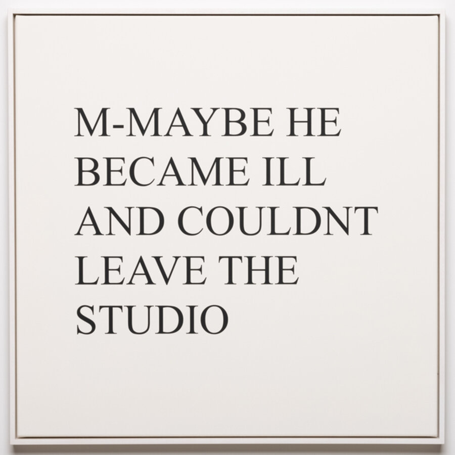 M-maybe he...