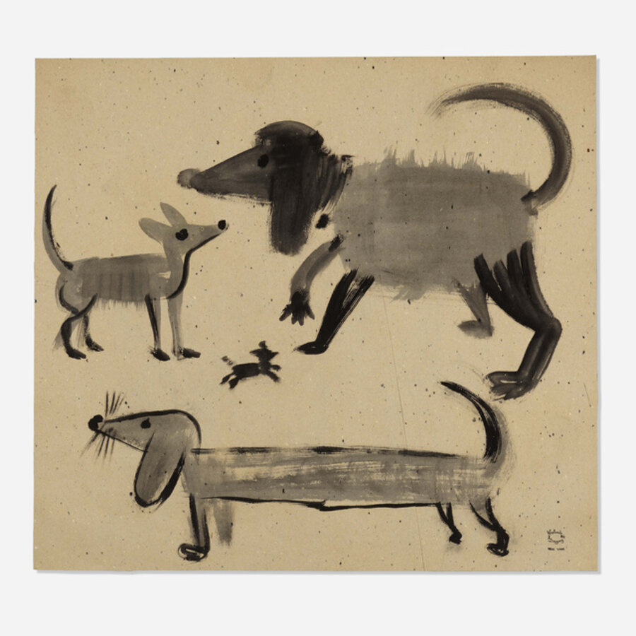 Four Dogs