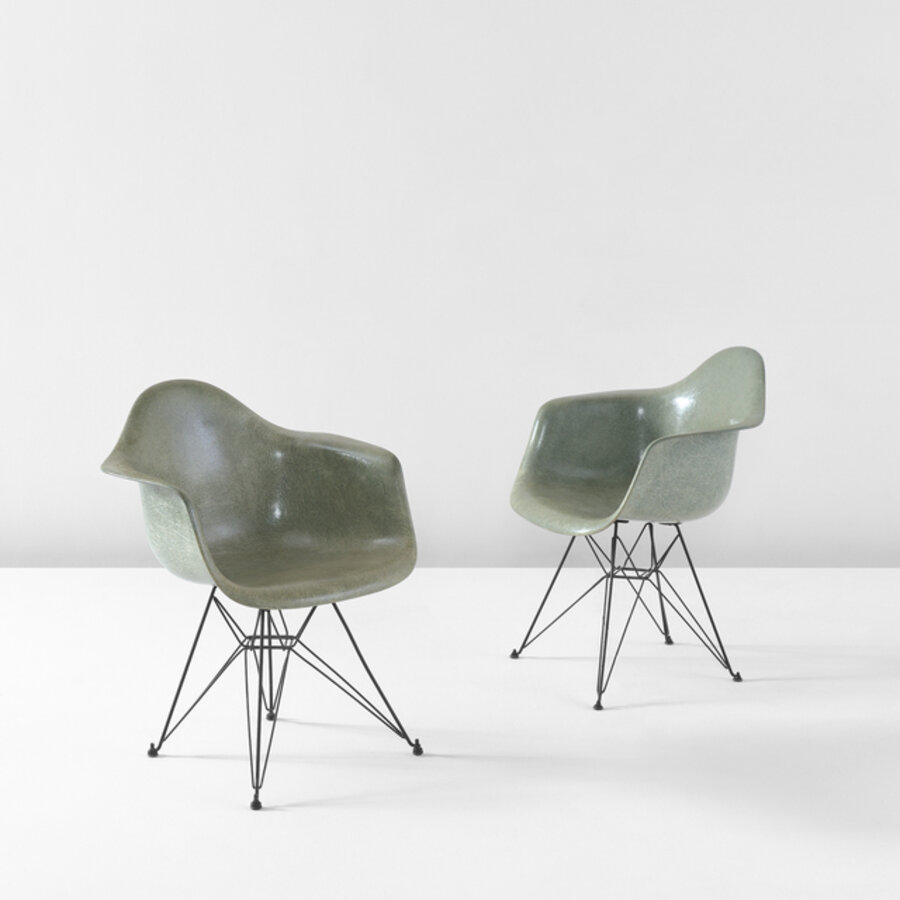 Pair of "DAR" armchairs