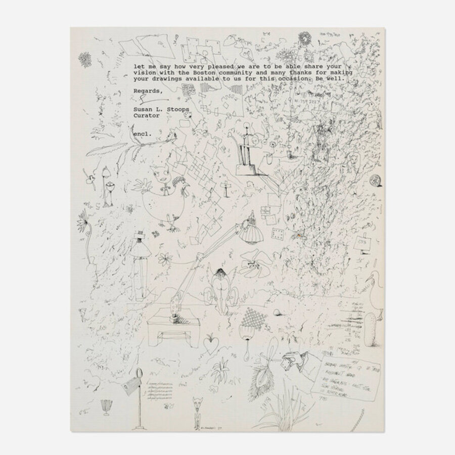 Untitled (sheet doodles)