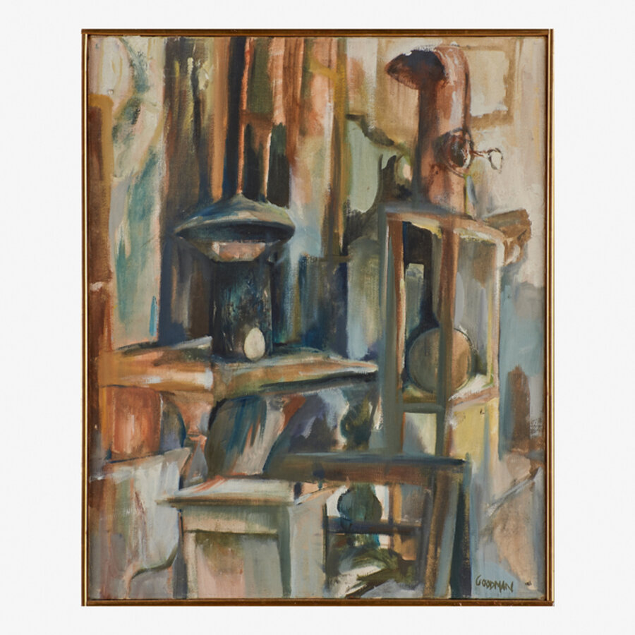 Untitled (Interior with Stove Pipes)