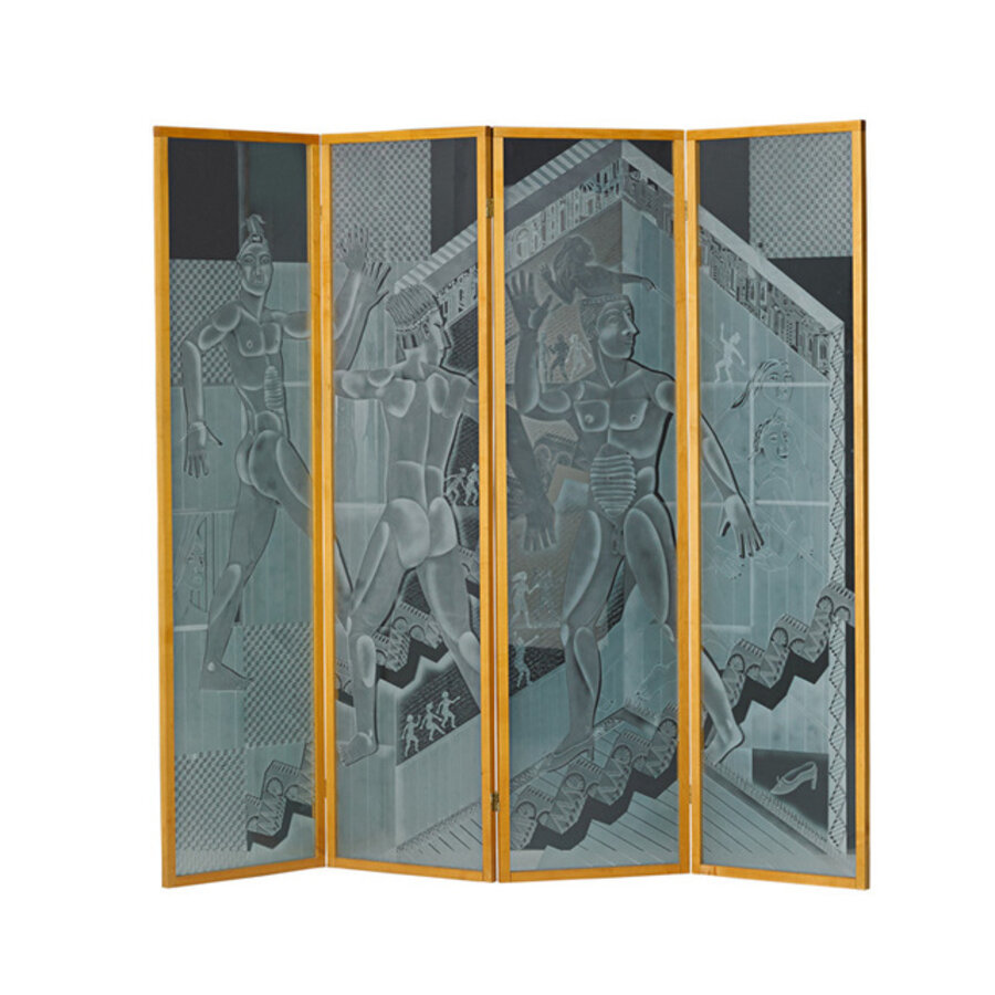 Four-paneled screen, USA