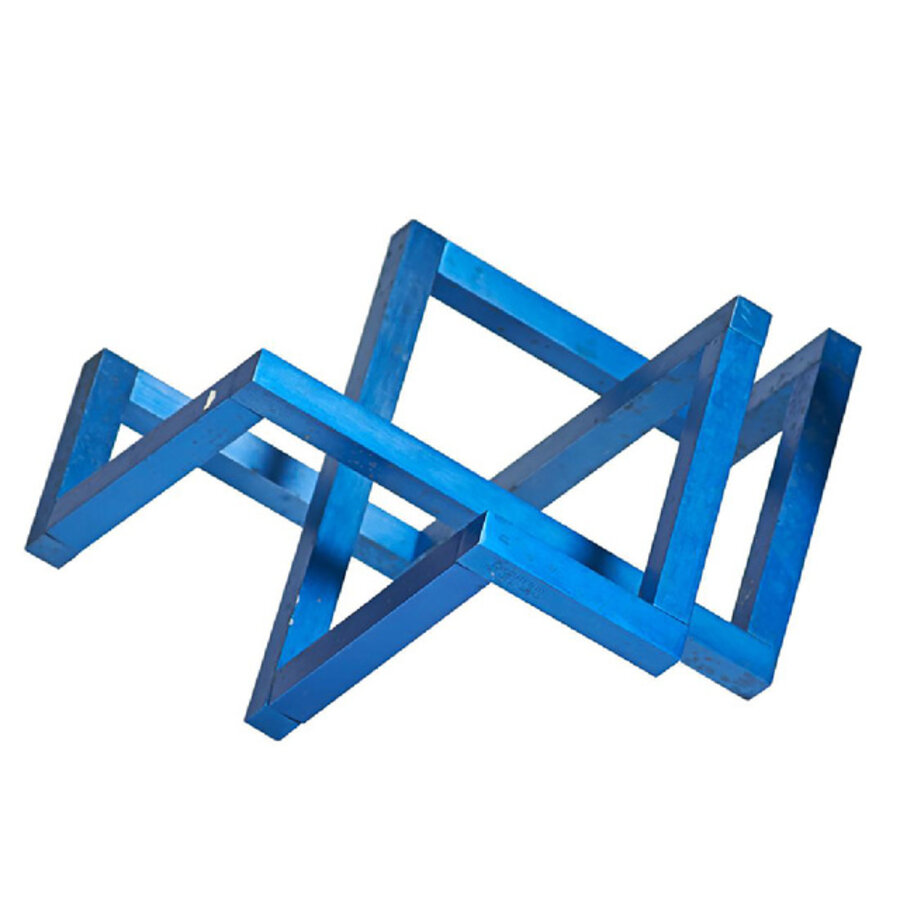 Untitled painted sculpture geometric abstraction