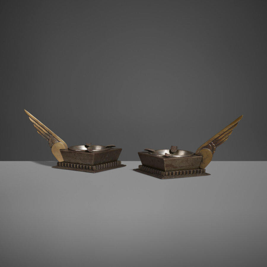 Ashtrays, Pair