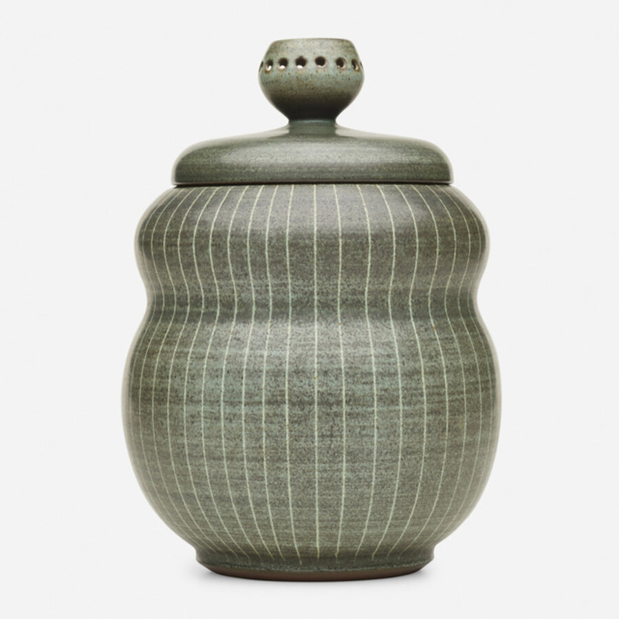 covered jar