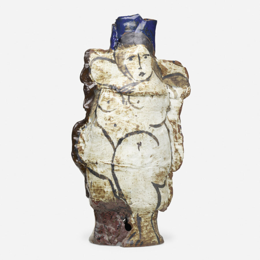 Early monumental vessel with nude
