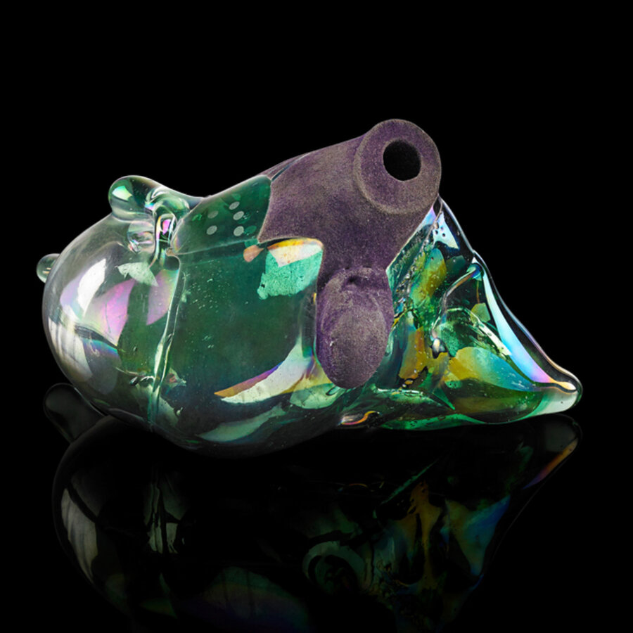 Early sculptural vessel from the California Series, "No More War"