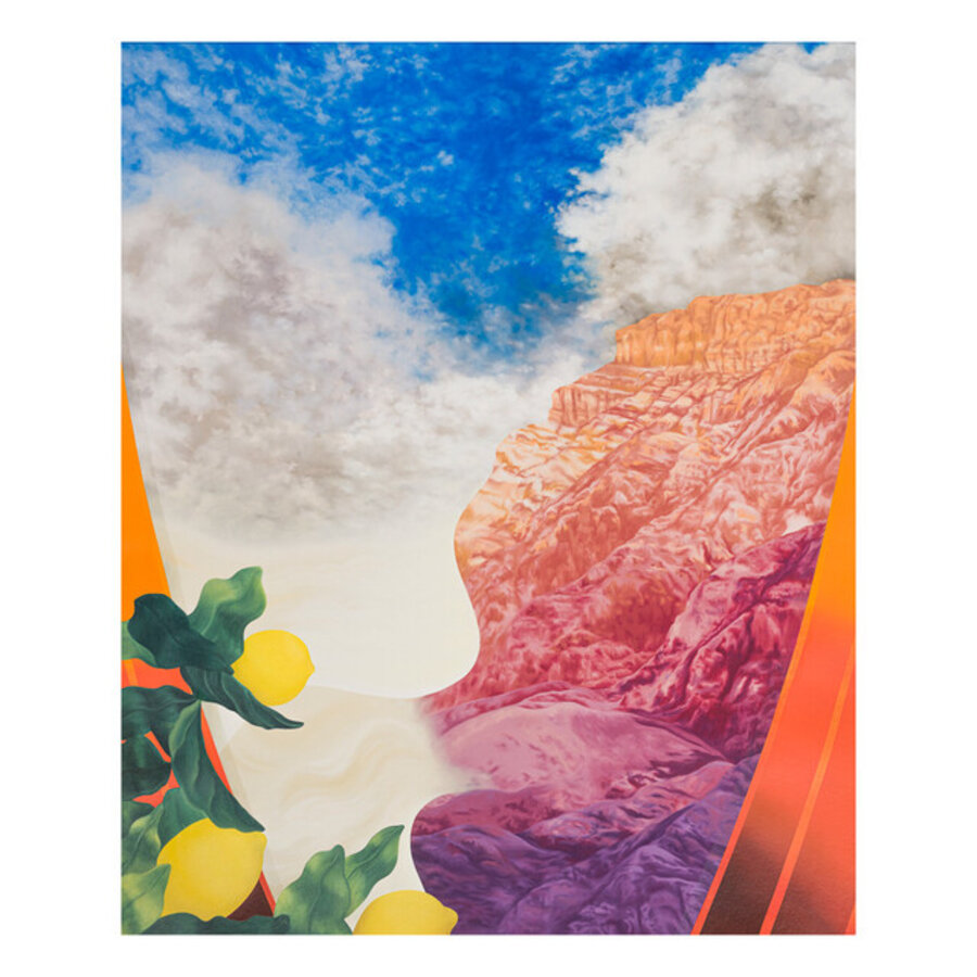 Untitled (Dawn Mountains Iterations With Lemons) 07