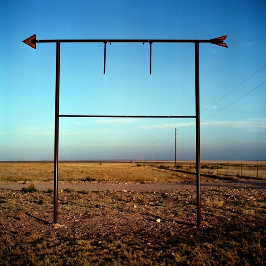 Road to Valentine. May 2008. Outside Lobo, Texas