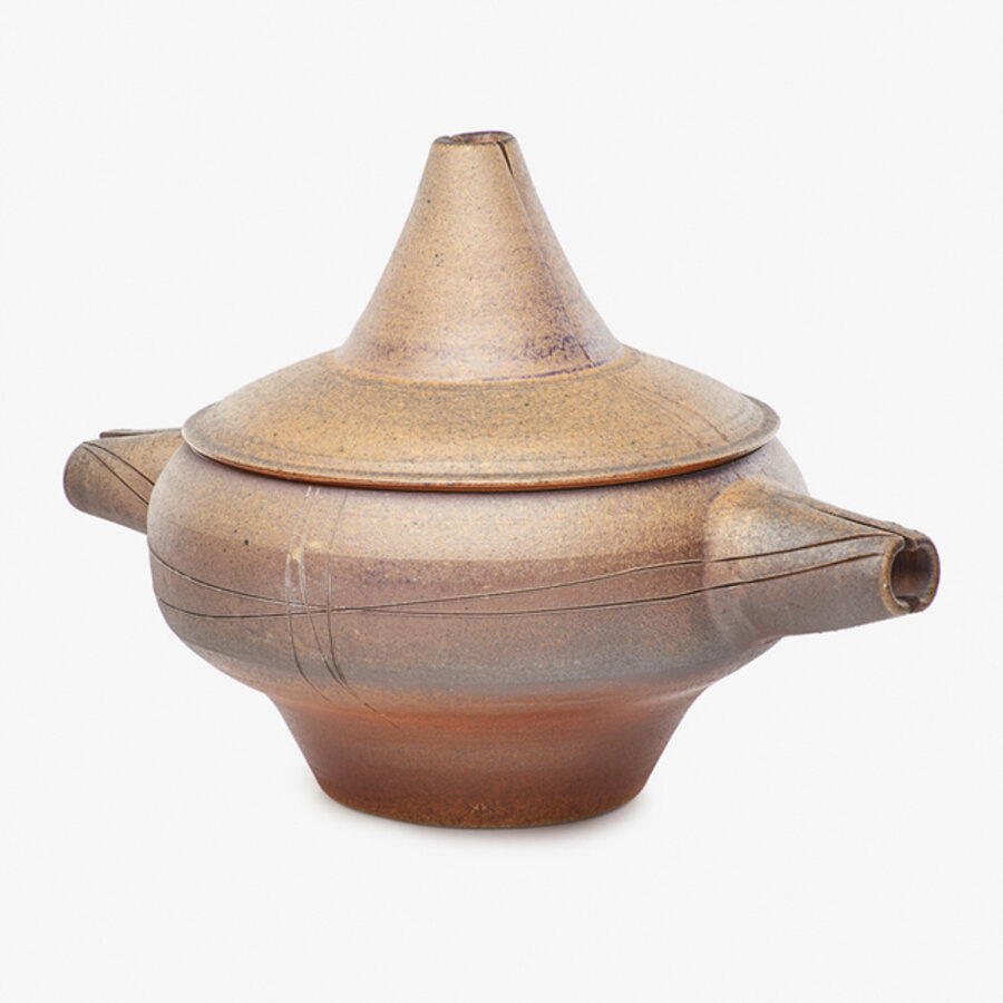 Large lidded vessel, Morgan, VT