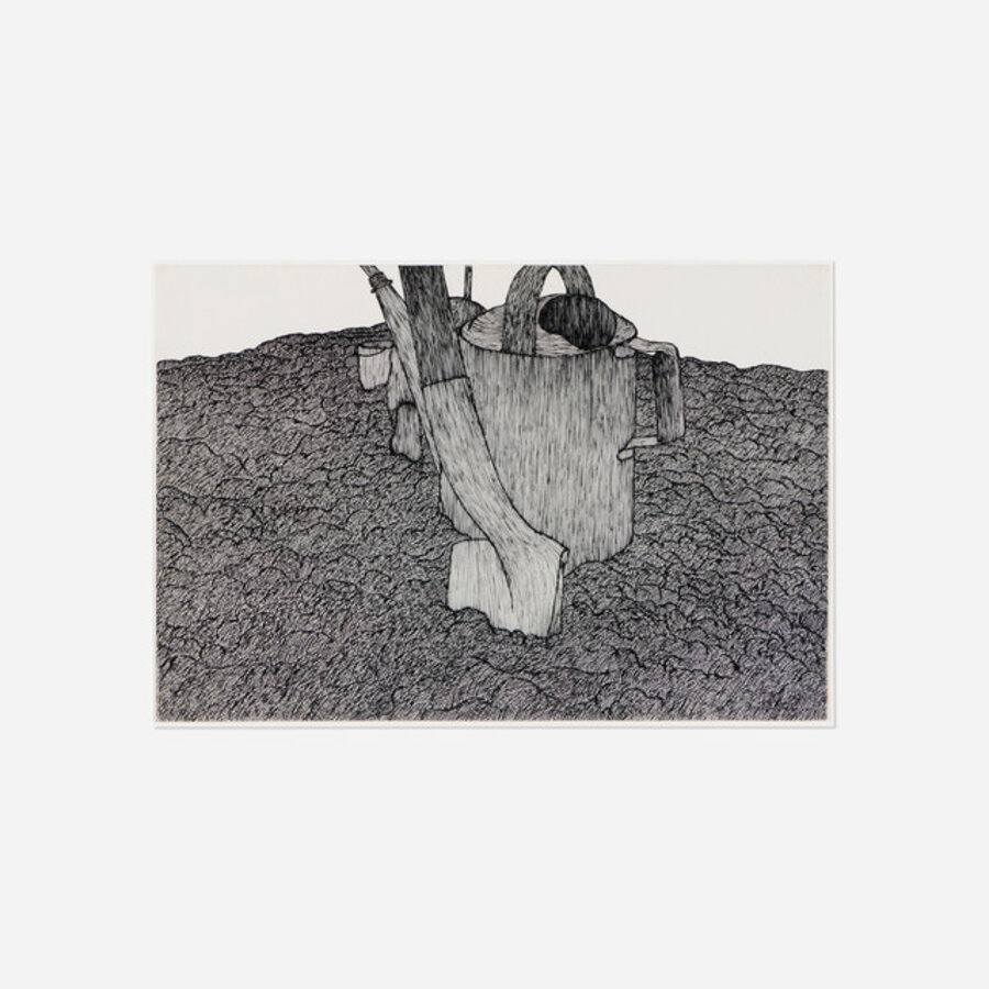 Untitled (Shovel and Watering Can)