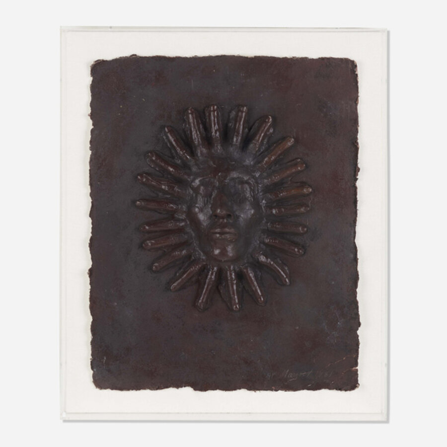 Untitled (Artist's Fingers and Face)