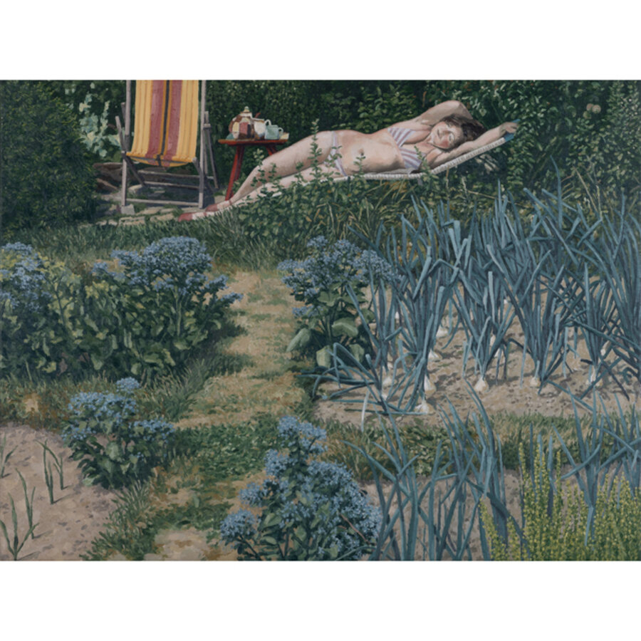 Figure in the garden