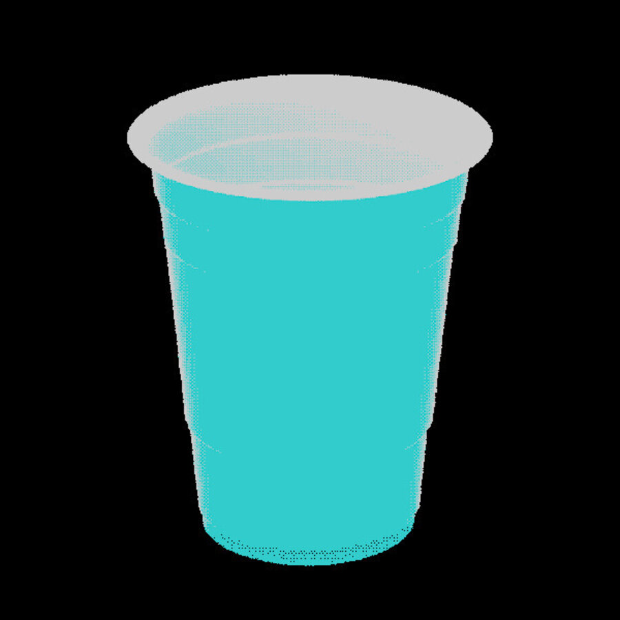 Web Safe Cup #33CCCC