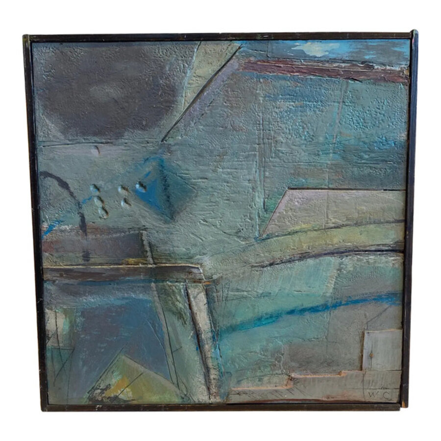 Abstract Blue Painting