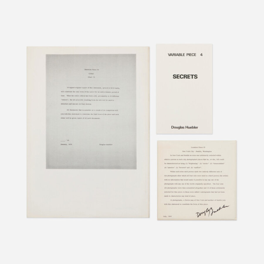 Artist's books, three