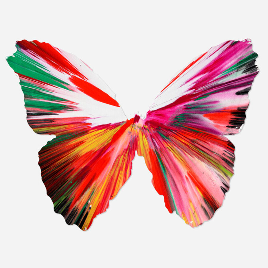 Butterfly Spin Painting