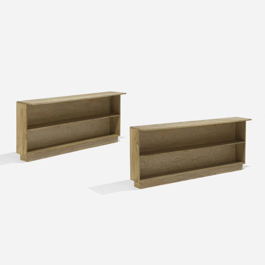 Bookshelves from the Kelton Apartments, Pair