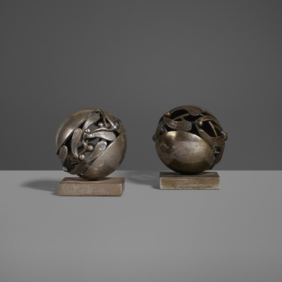 Boule de Gui Paperweights, Set of Two
