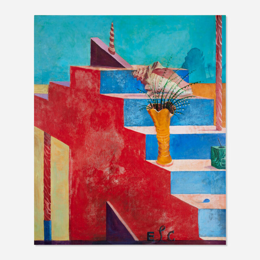 Stairway and Still Life
